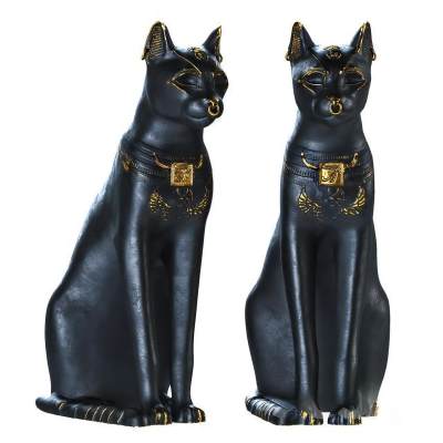 现代猫雕塑雕像